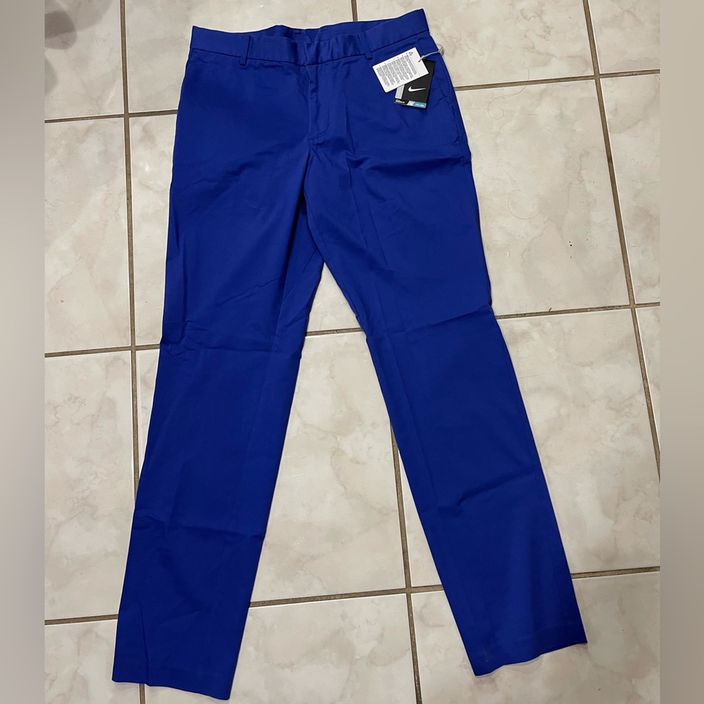 New Tall Nike Golf Pants Modern Fit Dri-Fit Men’s Size 34x36 Purple 833190-513